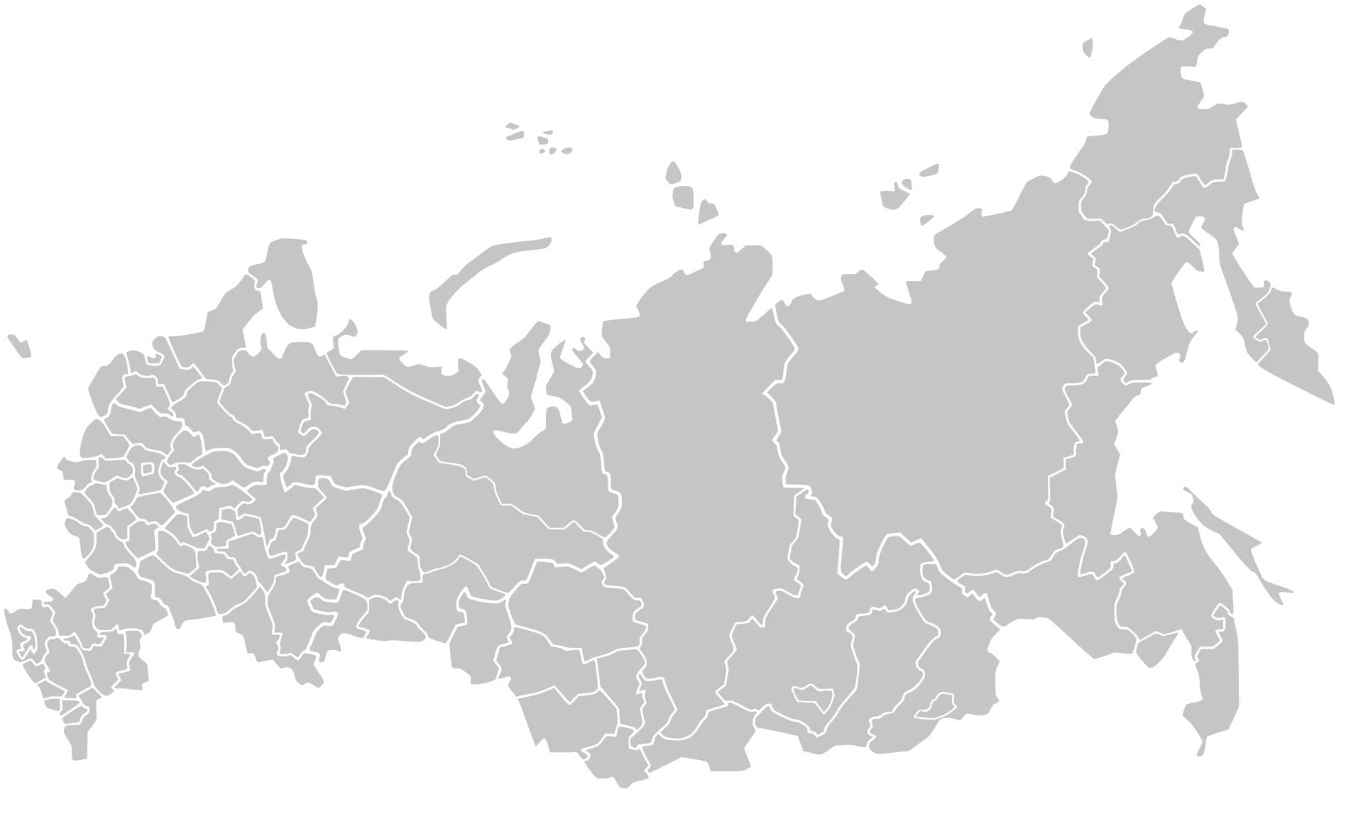Карта маршрутов автовоза Владивосток — Иркутск — Москва — Санкт-Петербург